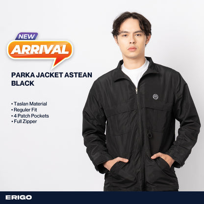 Erigo Parka Jacket Astean Black Unisex