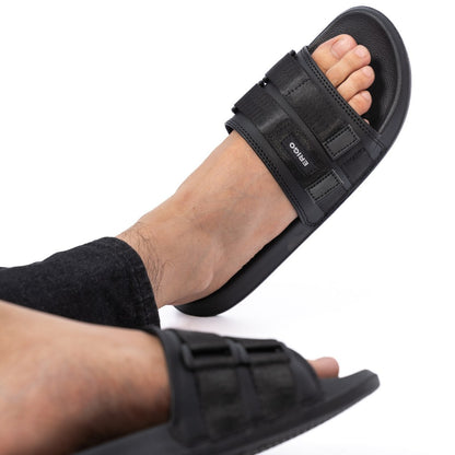 Erigo Slider Strap Sandals Sonic Black