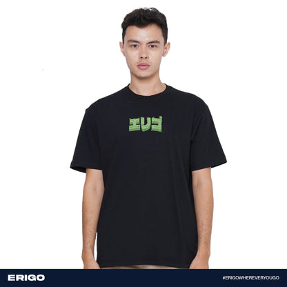 Erigo T-Shirt Graphic Acton Black Unisex