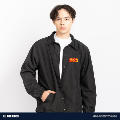 Erigo Coach Jacket Graphic Alev Black Unisex