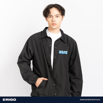 Erigo Coach Jacket Graphic Alvin Black Unisex