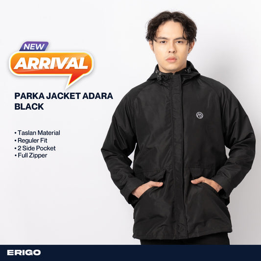 Erigo Parka Jacket Adara Black Unisex