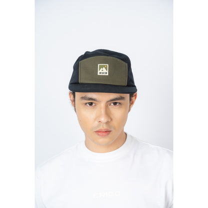 Erigo Five Panel Caps Haguro Black Army Unisex