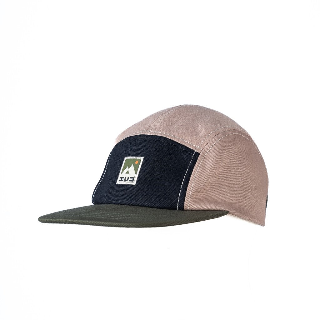 Erigo Five Panel Caps Haguro Sand Black Army Unisex