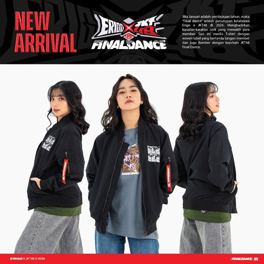 Erigo Bomber | JKT48 Last Dance Generik Black Unisex