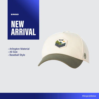 Erigo Baseball Caps Takao Light Cream Army Unisex