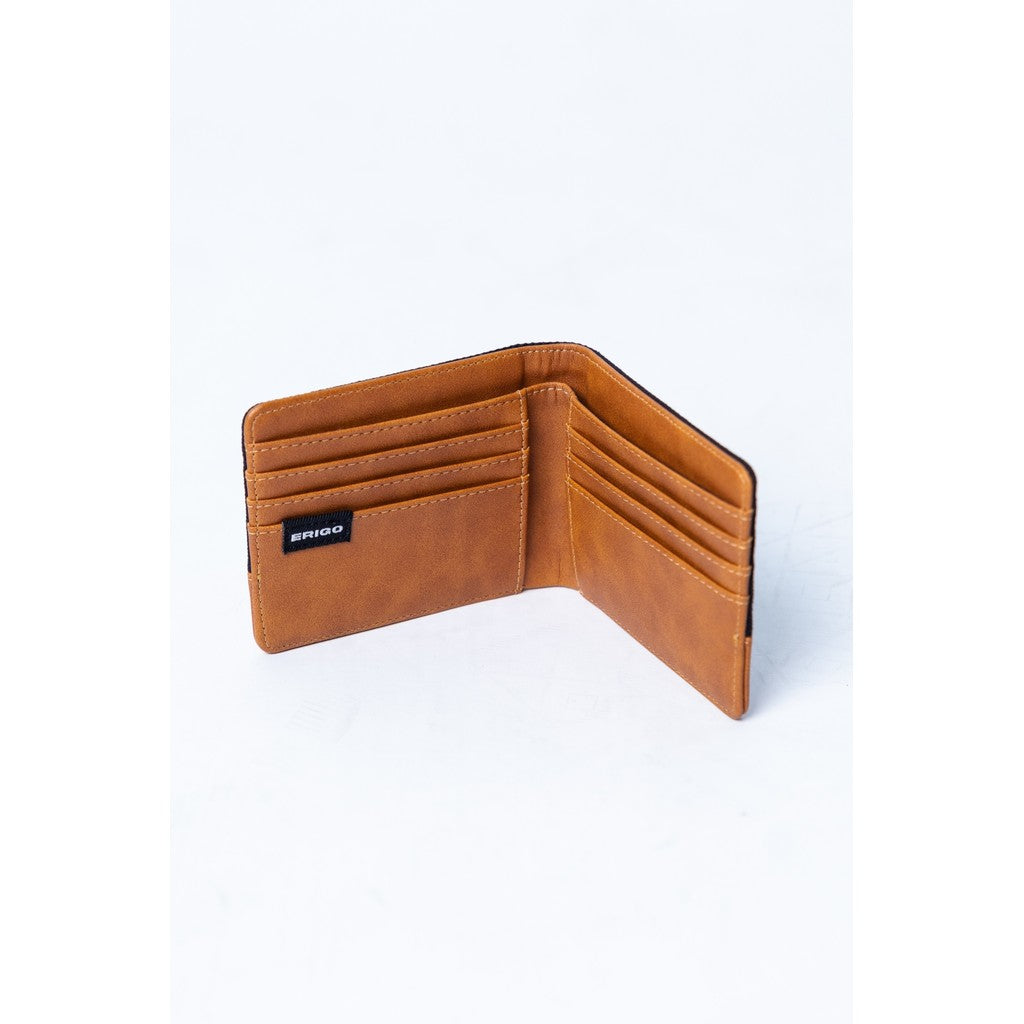 Erigo Wallet Chester Black Tan Unisex