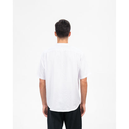 Erigo Shanghai Ashars Short Sleeve White - Kemeja Koko Lengan Pendek Unisex