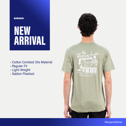 Erigo T-Shirt Wonder Sage - Kaos Unisex