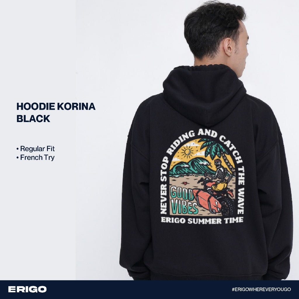 Erigo Hoodie Graphic Korina Black