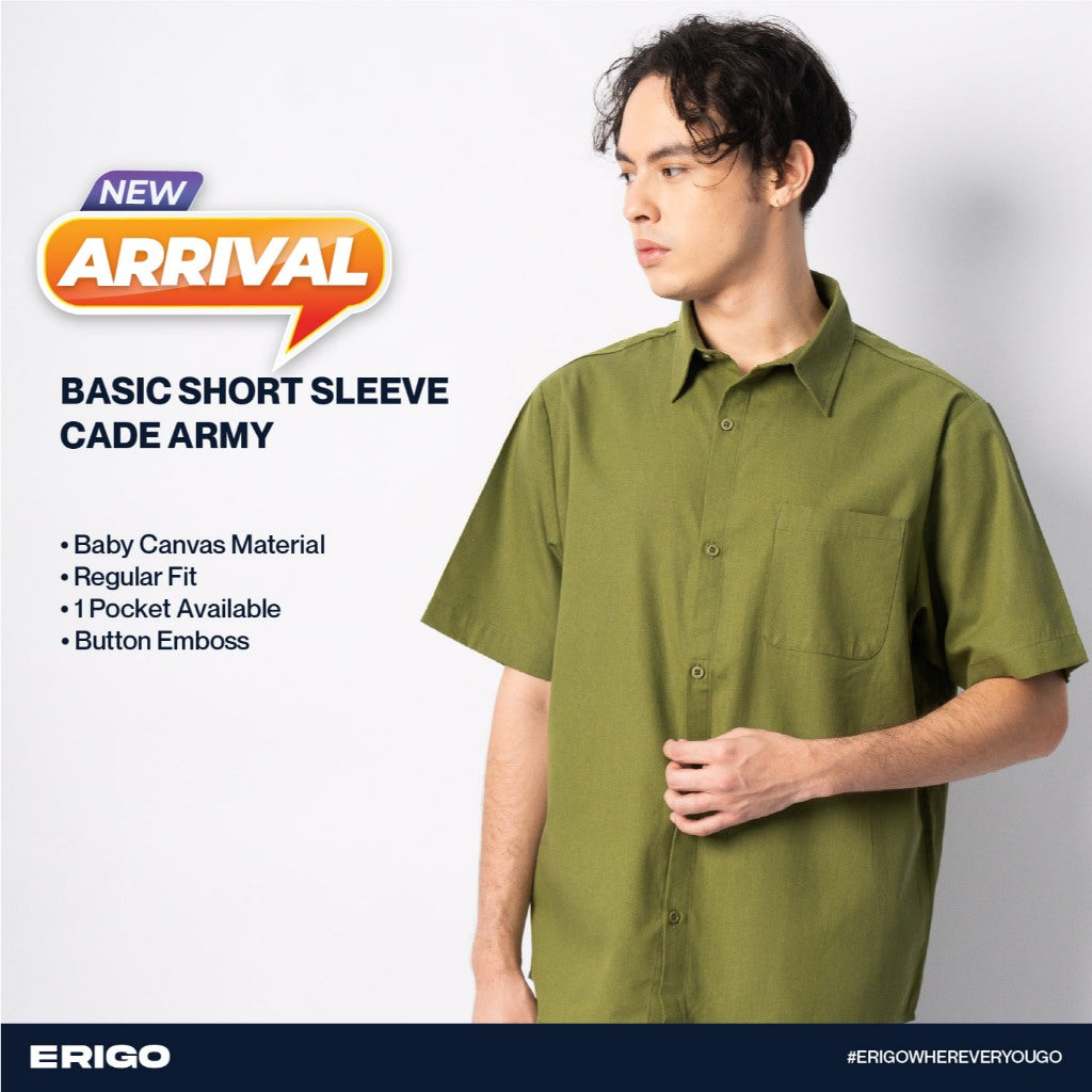 Erigo Basic Short Sleeve Cade Army Unisex