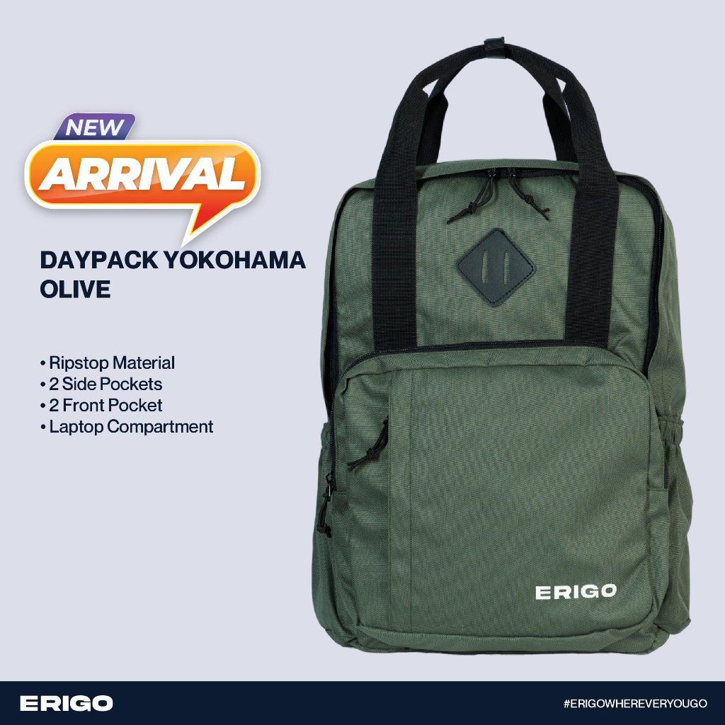 Erigo Backpack Osaka Olive Unisex