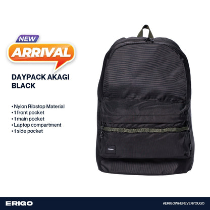 Erigo Daypack Akagi Black Unisex