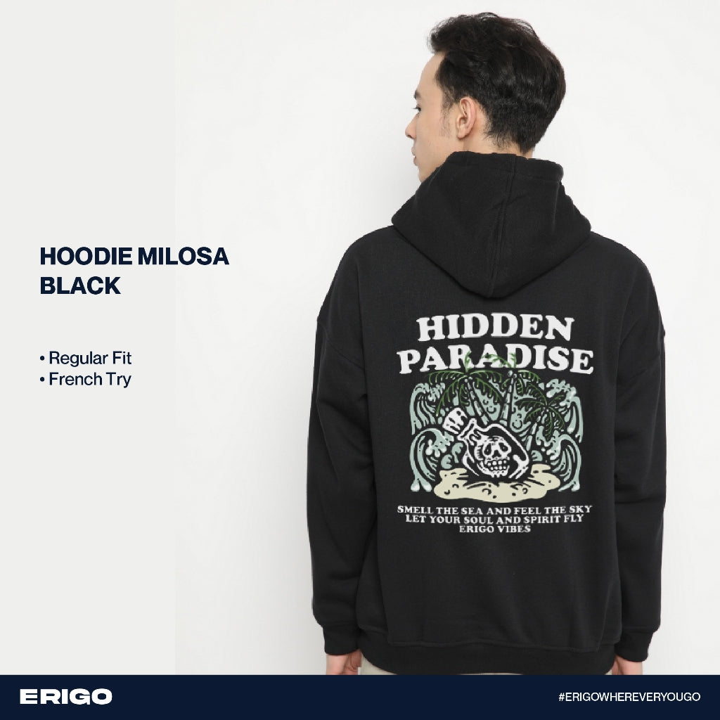 Erigo Hoodie Graphic Milosa Black