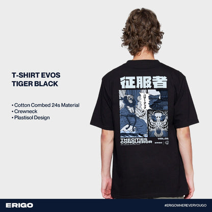 Erigo T-Shirt Oversize | Evos Roar Tiger Black