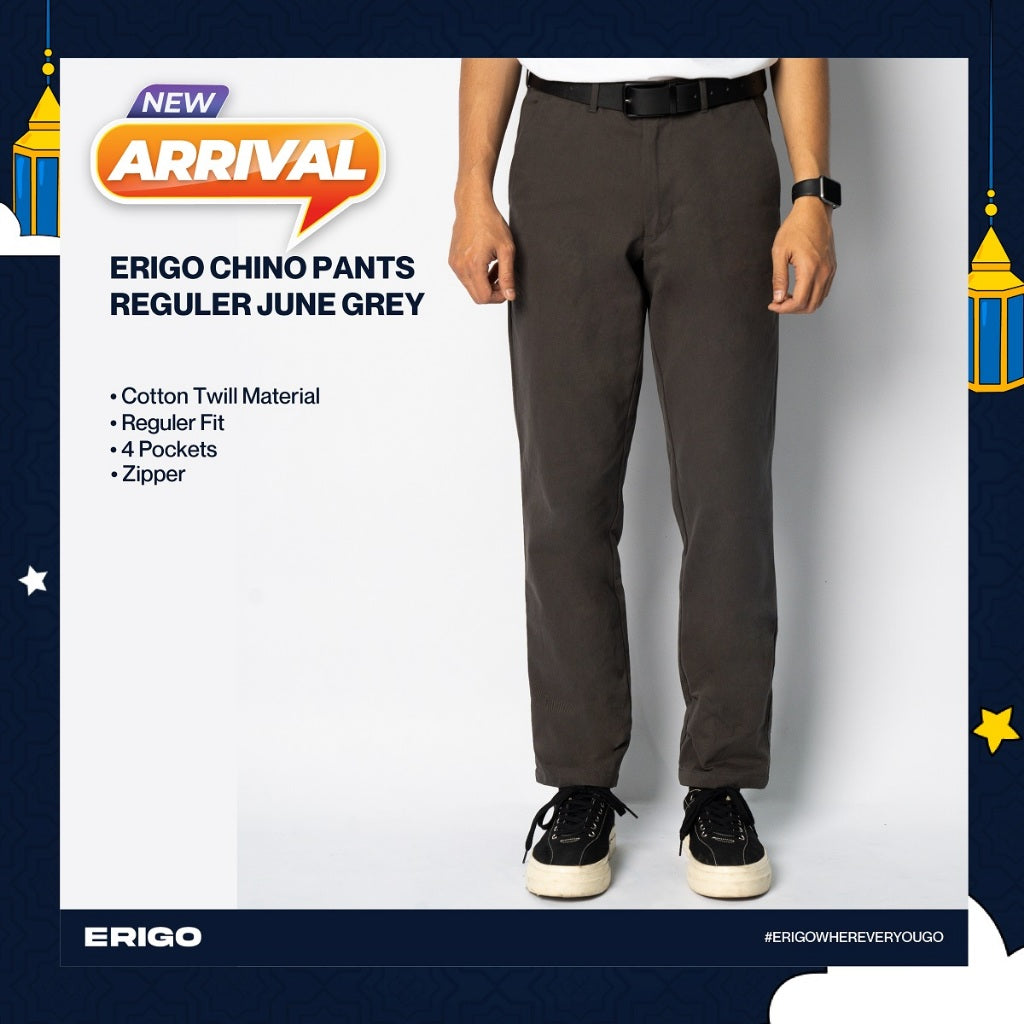 Erigo Chino Pants Reguler June Grey