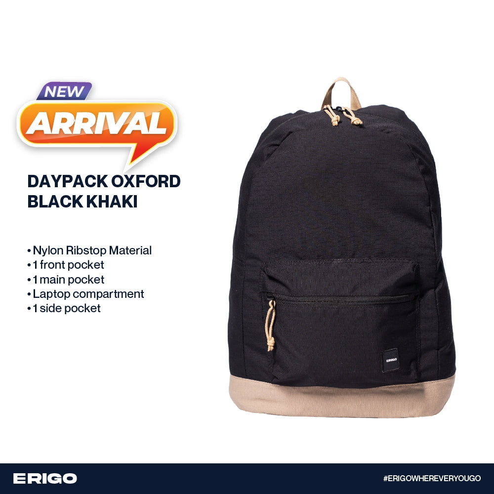 Erigo Daypack Oxford Black Khaki