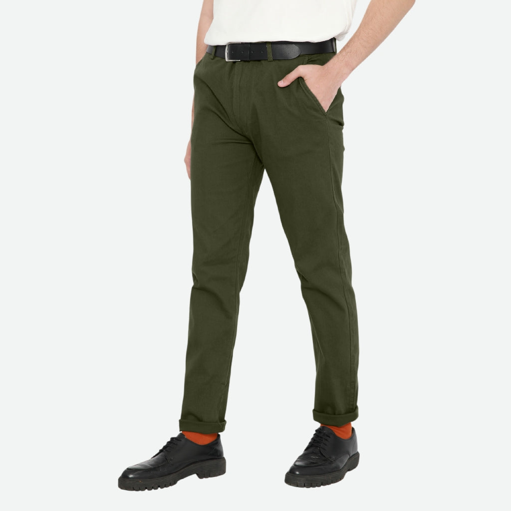 Erigo Chino Pants Hatcher Olive - Celana Panjang Chino Unisex