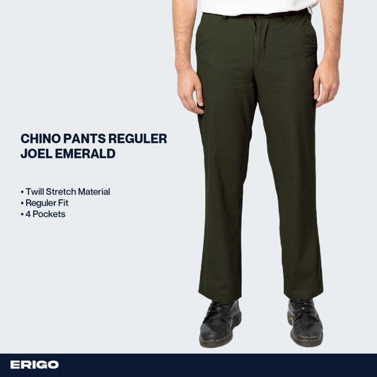 Erigo Chino Pants Reguler Joel Emerald