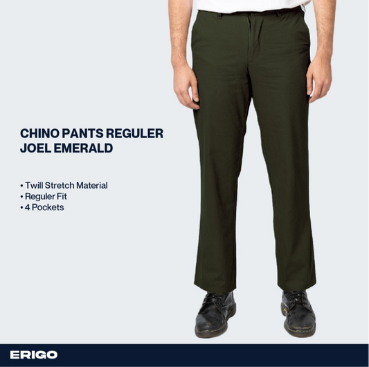 Erigo Chino Pants Reguler Joel Emerald