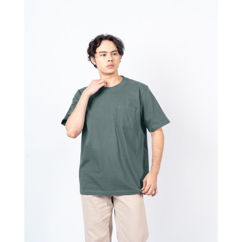 Erigo T-Shirt Oversize Pocket Dawn Basil Unisex