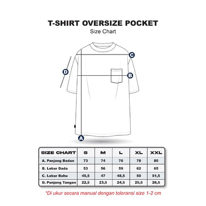 Erigo T-Shirt Oversize Pocket Dawn Basil Unisex