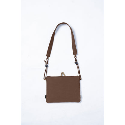 Erigo Sacoche Bag Akashi Brown Dark Cream Unisex