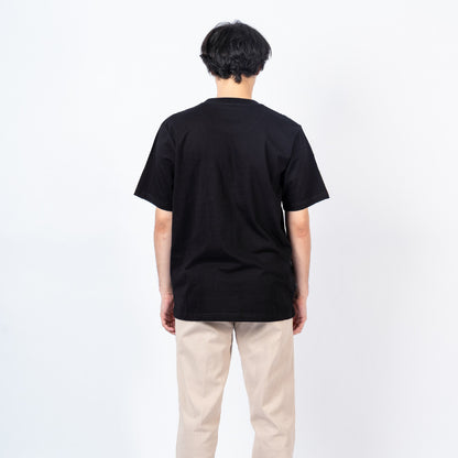 Erigo T-Shirt Oversize Pocket Kale Black - Kaos Oversize Unisex