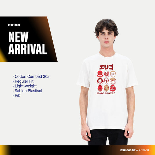 Erigo T-Shirt Ueda White - Kaos Unisex