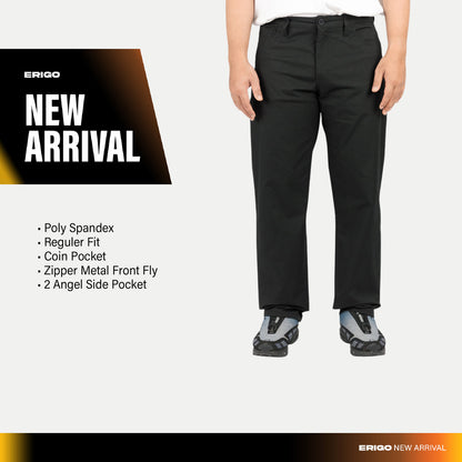 Erigo Five Pocket Pants Xency Black - Celana Panjang Five Pocket Unisex