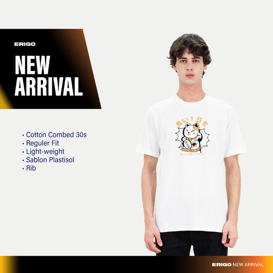 Erigo T-Shirt Uwabami White - Kaos Unisex