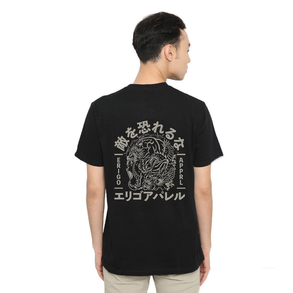 Erigo Bundling Paket Hemat T-Shirt Tamotsu Black + Akaya Black Unisex