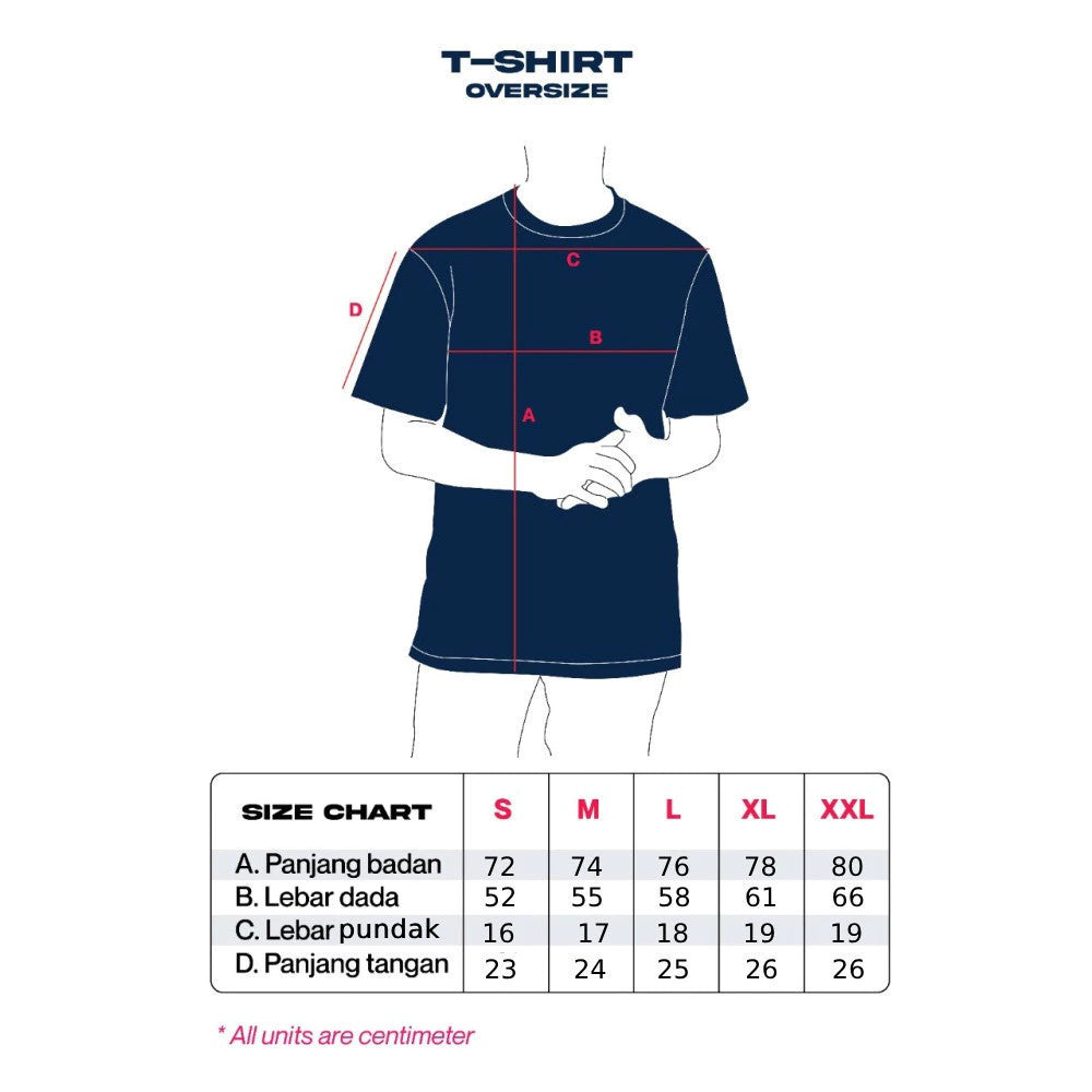 Erigo Bundling Paket Hemat T-Shirt Oversize Decker Navy + T-Shirt Uemura Black Unisex
