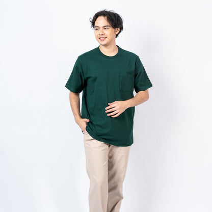 Erigo T-Shirt Oversize Pocket Kieran Emerald - Kaos Oversize Unisex