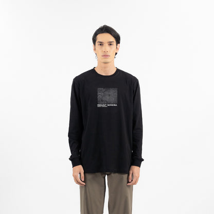 Erigo T-Shirt Long Sleeve Oversize Melky Black - Kaos Lengan Panjang Unisex