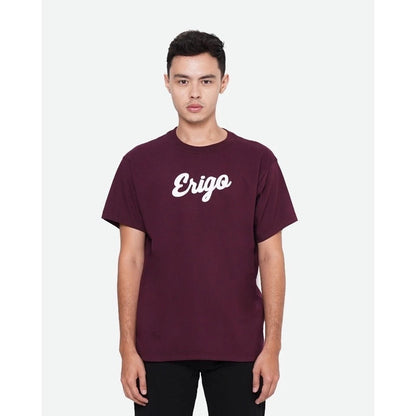 Erigo Paket Hemat T-Shirt Basic Maroon White + Most Alive Black Unisex