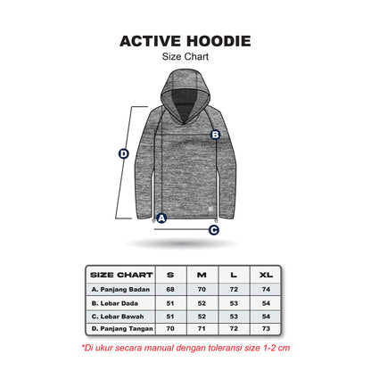 Erigo Long Sleeve Hoodie Tees Moses Blue - Kaos Hoodie Lengan Panjang Unisex