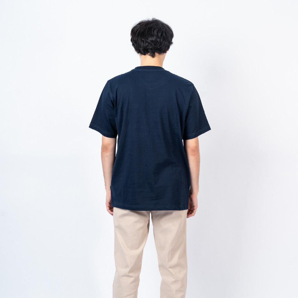 Erigo T-Shirt Oversize Pocket Kelwin Navy - Kaos Oversize Unisex