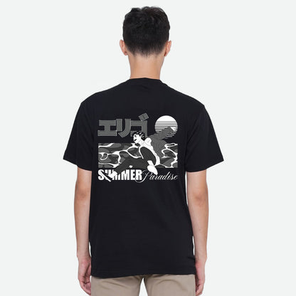 Erigo Bundling Paket Hemat T-Shirt Tamotsu Black + Akaya Black Unisex
