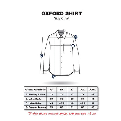 Erigo Basic Long Sleeve Shirt Blose Cream - Kemaja Lengan Panjang Oxford Unisex