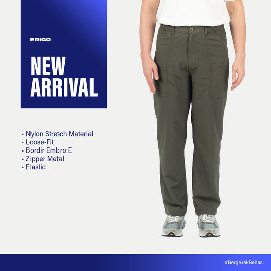 Erigo Cargo Pants Ut Stellan Pebble - Celana Panjang Cargo Unisex