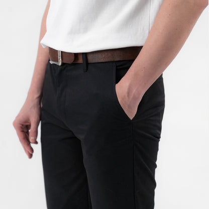Erigo Chino Pants Super Stretch Vasco Black - Celana Panjang Chino Unisex