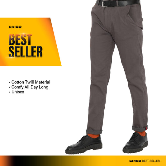 Erigo Chino Pants Jacob Dark Grey Unisex