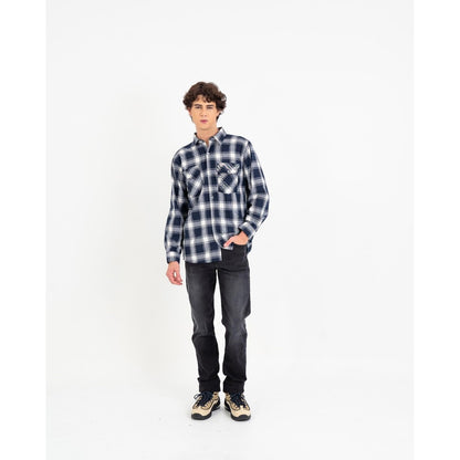 Erigo Flannel Shirt Nealon Navy Unisex