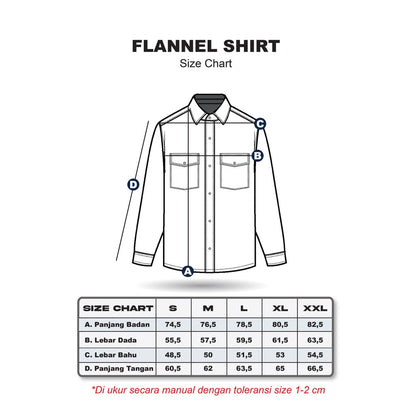 Erigo Flannel Shirt Nero Emerald Unisex