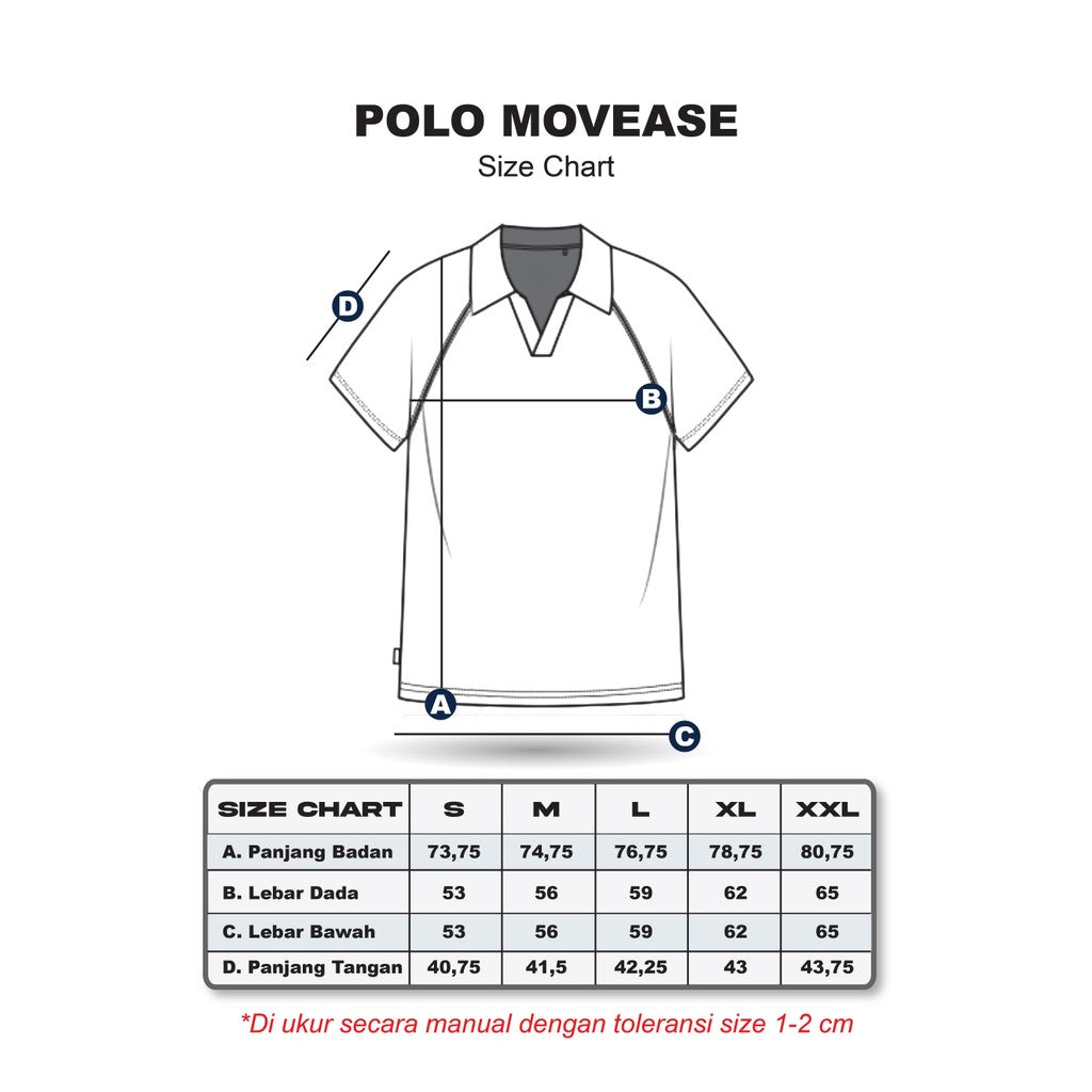 Erigo Movease Polo Short Sleeve Chaiden Black Unisex