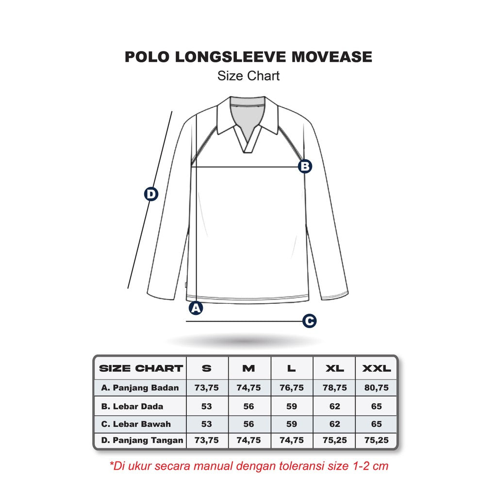 Erigo Movease Polo Long Sleeve Barns Grey Unisex