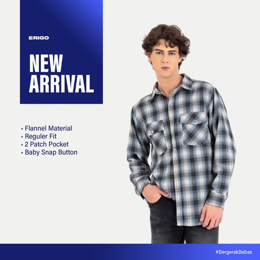 Erigo Flannel Shirt Neils Sand Unisex