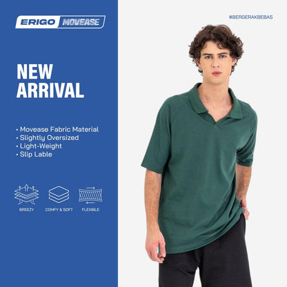 Erigo Movease Polo Short Sleeve Cole Emerald Unisex