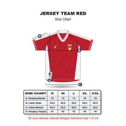 Erigo Jersey Arkanax Red Ella - Kaos Jersey Unisex